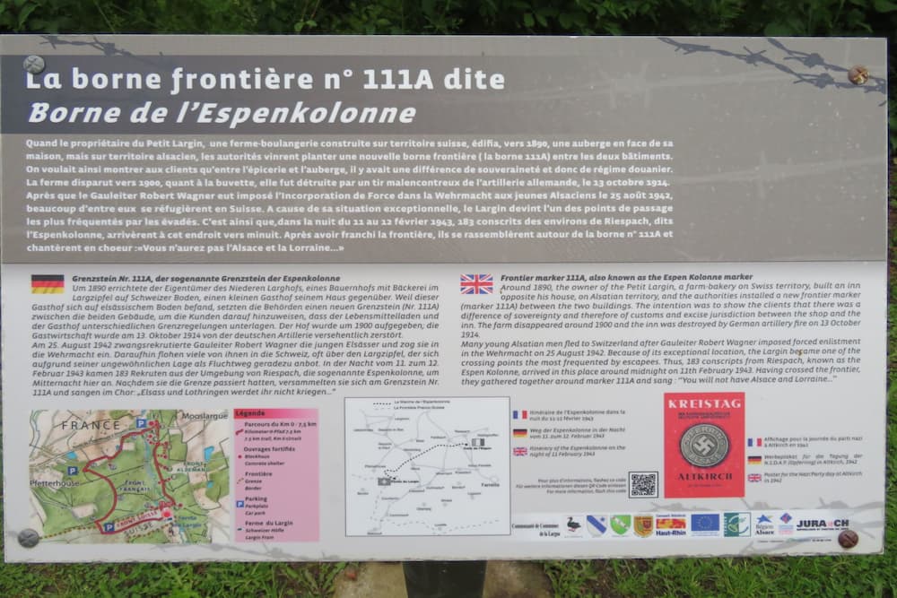 Information Sign Espenkolonne Bonfol #5