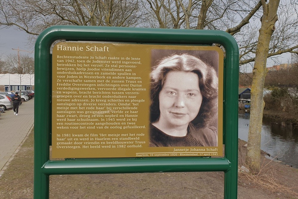 Herdenkingsborden Slotermeer Hanny Schaftbrug