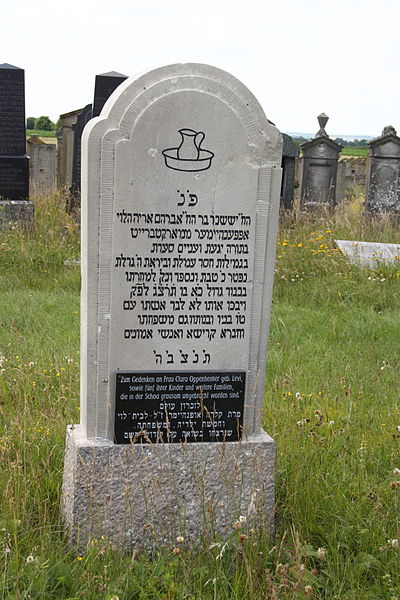 Oorlogsmonument Joodse Begraafplaats Rdelsee #2