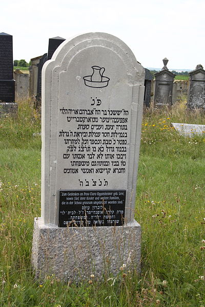 Oorlogsmonument Joodse Begraafplaats Rödelsee #2