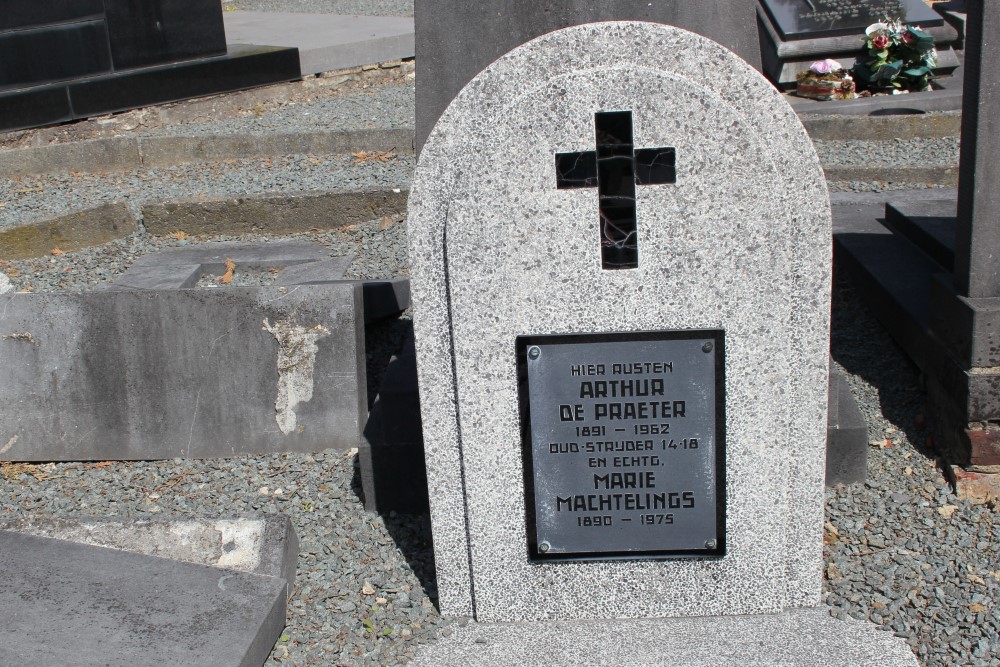 Belgische Graven Oudstrijders Zottegem Oude Begraafplaats #4