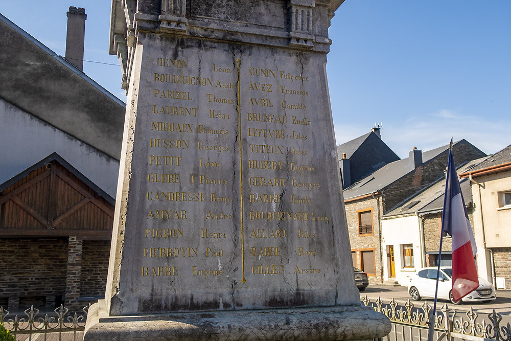 Oorlogsmonument Les Hautes-Rivires #3