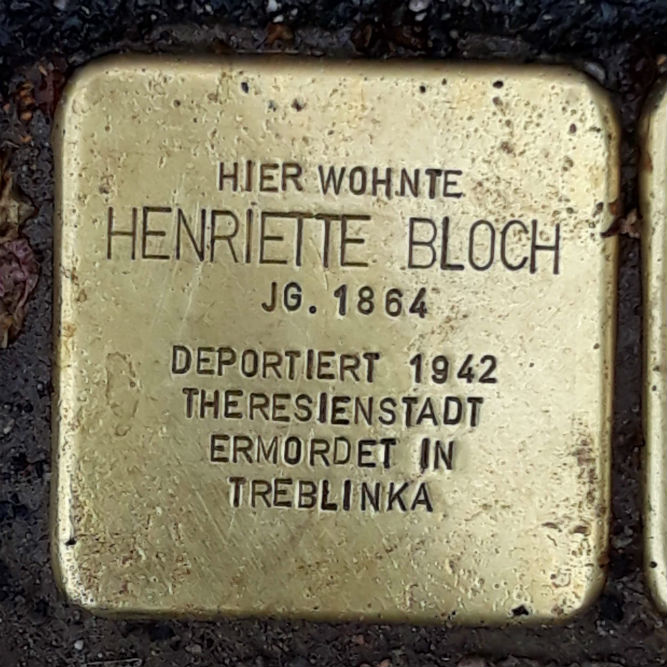 Stolpersteine Schedestrasse 39 #1