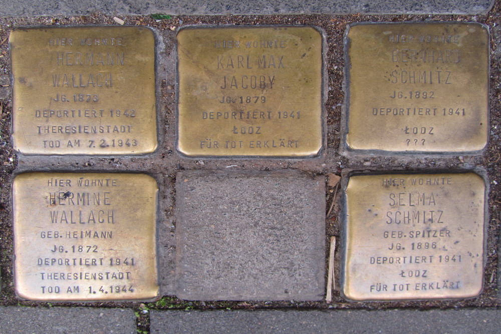 Stumbling Stones Burgunder Straße 44