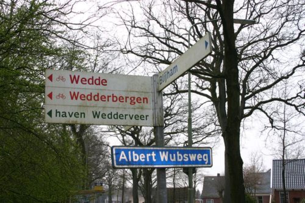 Gedenkbank Albert Wubs #4