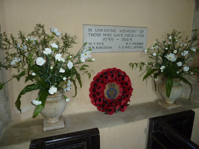 War Memorial Sydling St. Nicholas Church #1