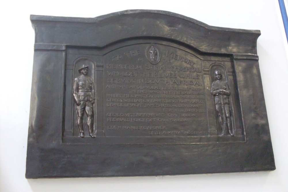 Boer War Memorial St. Mary's Hospital