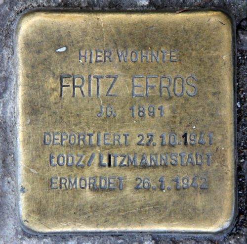 Stolpersteine Danziger Strae 28 #3