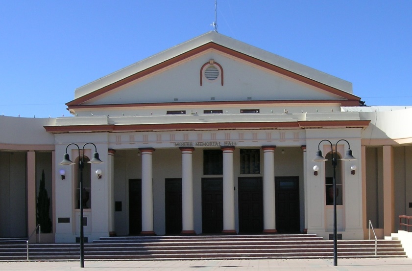 War Memorial Hall Moree