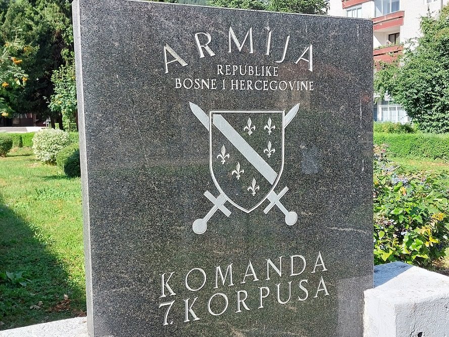 Memorial Stone 7th Army Corps of Bosnia and Herzegovina #3