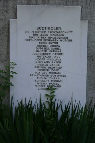 Oostenrijks-Hongaarse Oorlogsbegraafplaats Spondinig #3