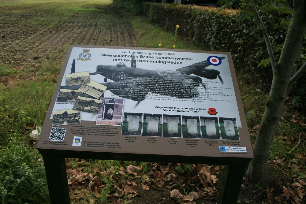 Crash Site British Lancaster Bomber Boekel #2