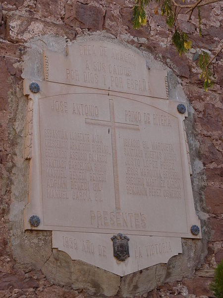 Monument Spaanse Burgeroorlog Brea de Aragón