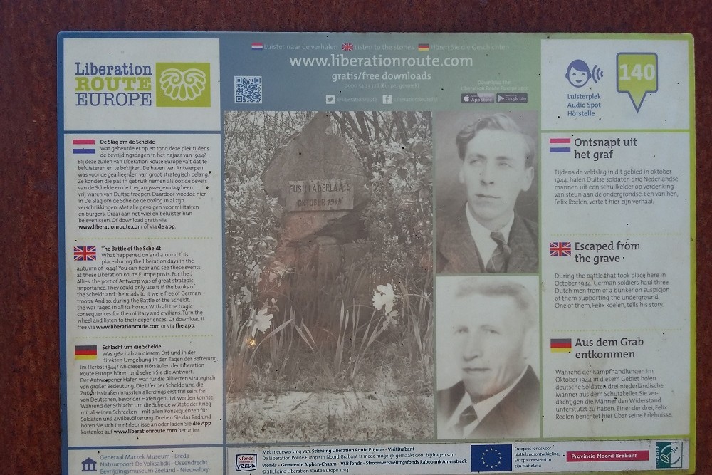 Liberation Route Marker 140: Escaped from the grave #1