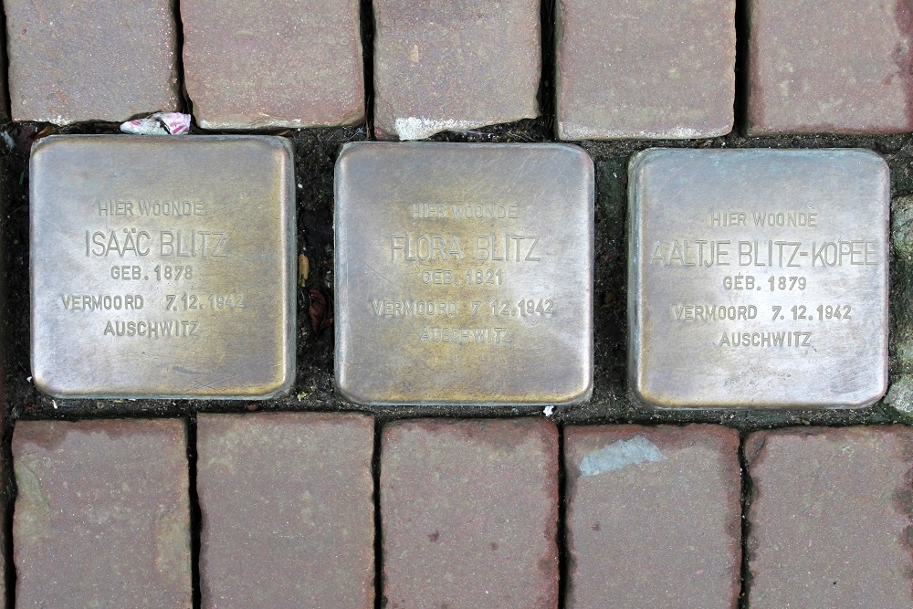 Stolpersteine Statengang (voorheen De Gevulde Gracht 15) #1