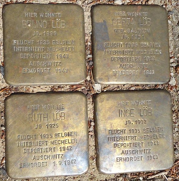 Stolpersteine Wittemannstrae 5 #1