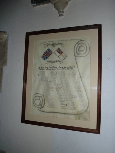 Roll of Honour St. Mary Church #1