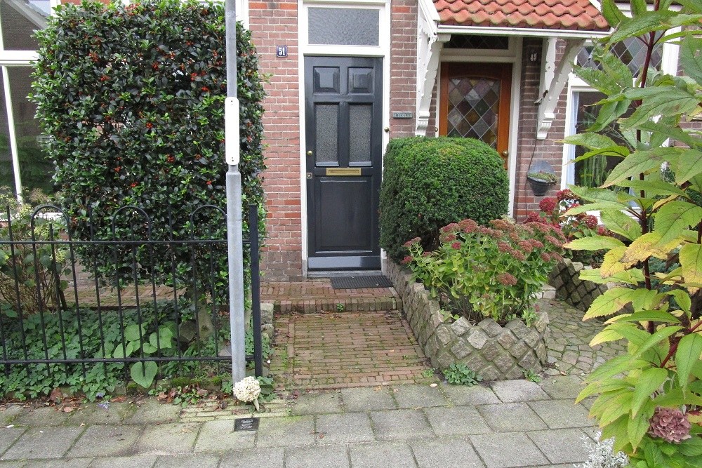 Herdenkingssteen Westerstraat 51 #2