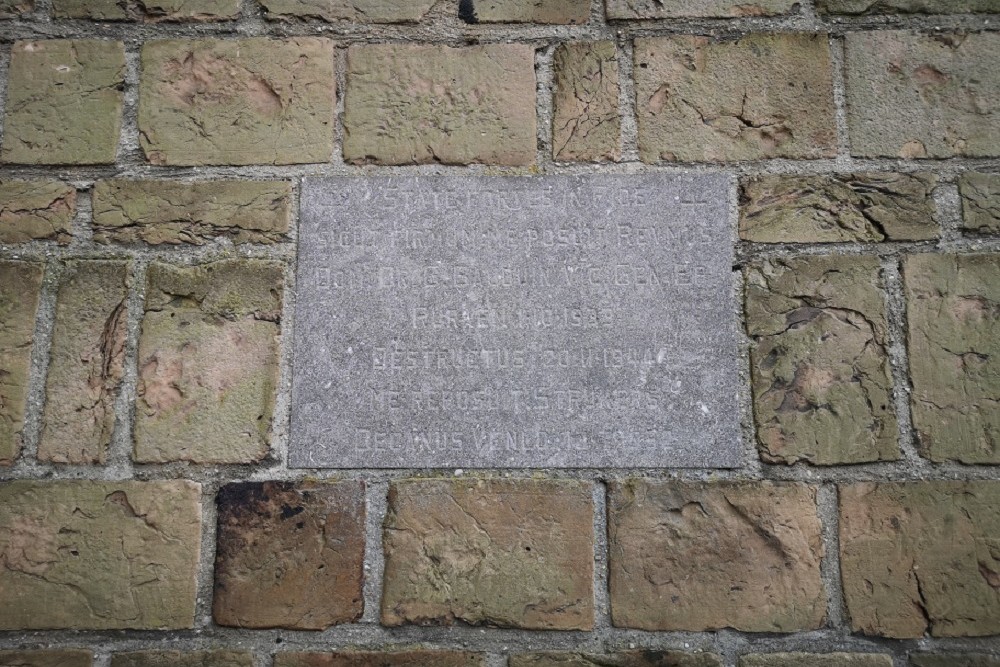 Memorial Stone Destruction St. Joseph Church Hout-Blerick #1