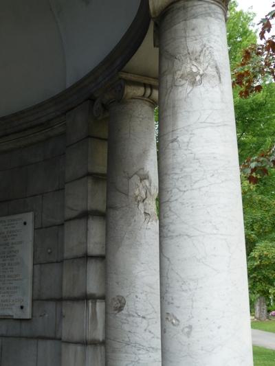 Bullet Impacts Grave Memorials Klagenfurt-Annabichl #3