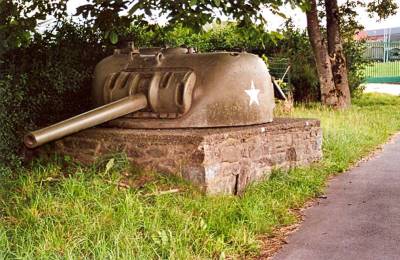 Remains Sherman Turrets Direction Bertogne #5