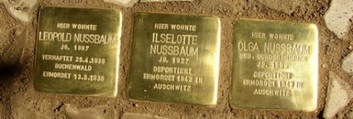 Stolpersteine Bernhardystraße 56