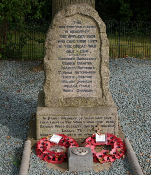 Oorlogsmonument Appleby #1