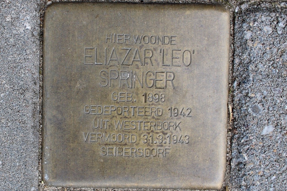 Stolpersteine Gevers Deynootweg 66 #2