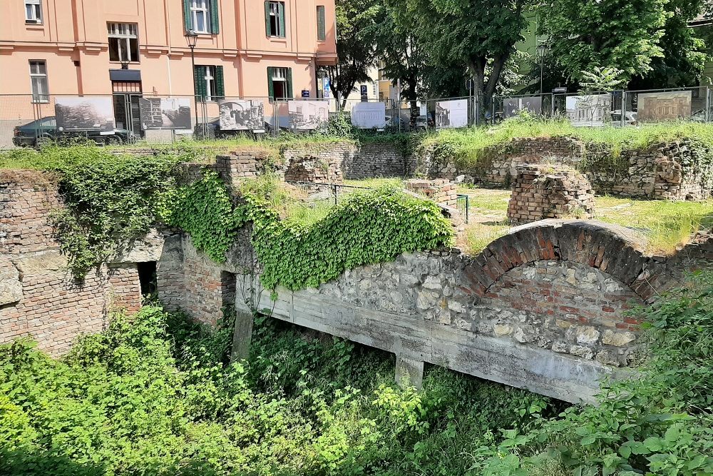 Ruins National Library Belgrade