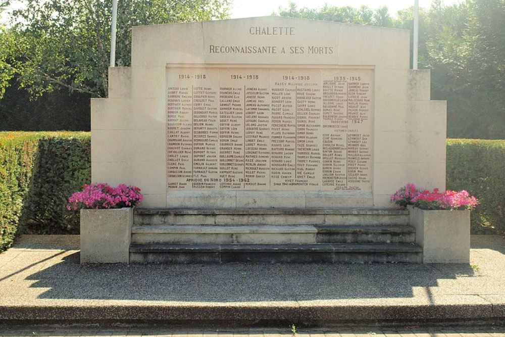 Oorlogsmonument Chlette-sur-Loing #1