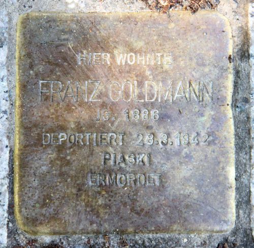 Stumbling Stones Schellendorffstraße 31 #3