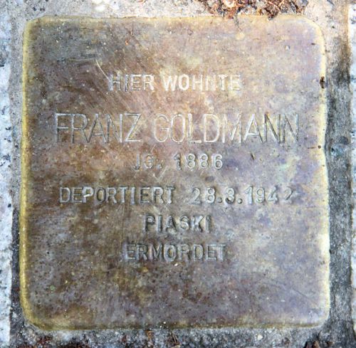 Stolpersteine Schellendorffstrae 31 #3