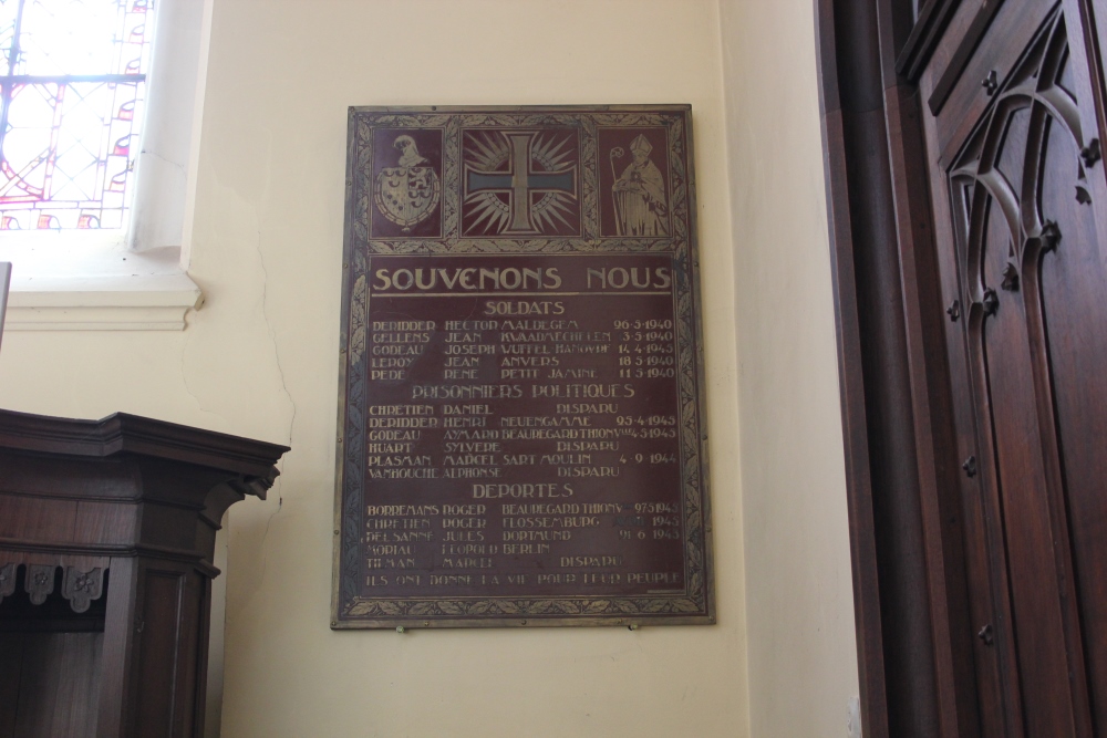 Commemoratives Plates War Victims Braine-Le-Château #1