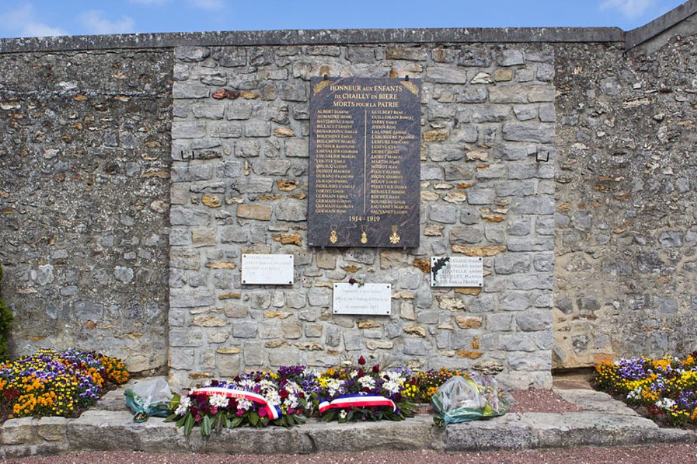 War Memorial Chailly-en-Bire