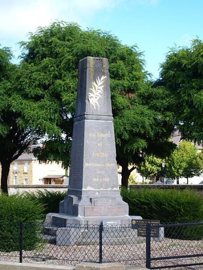 Oorlogsmonument Le Chesne #1