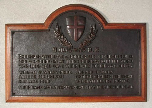 War Memorial St. Francis Church of England #1