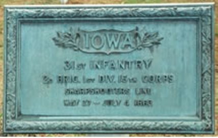 Position Marker Sharpshooters-Line 31st Iowa Infantry (Union) #1