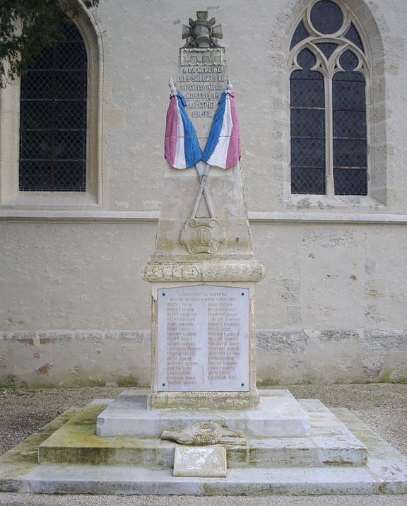 Monument Eerste Wereldoorlog Bergres-ls-Vertus #2