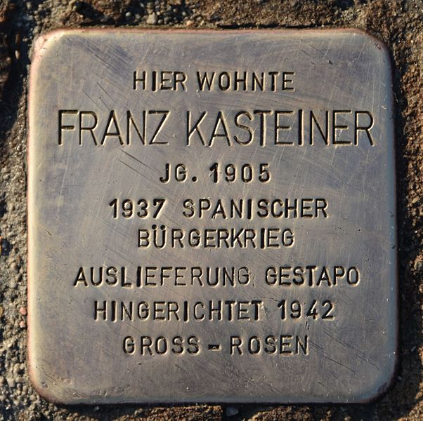 Stolpersteine Flugfeldgrtel 13-15