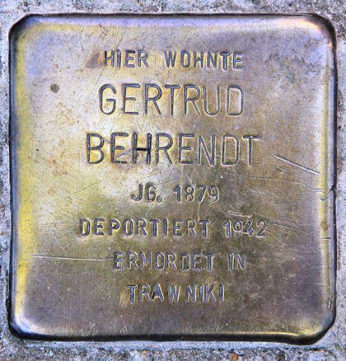 Stolpersteine Hentigstrae 24a #1