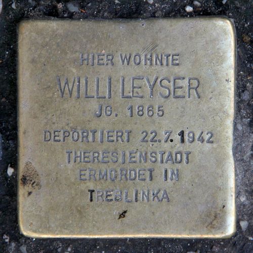 Stumbling Stone Karl-Marx-Straße 58