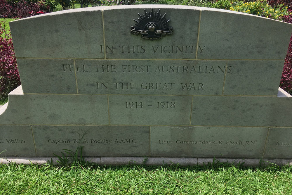 Monument Australische Soldaten 1914 Kokopo #1