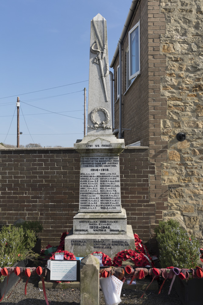 War Memorial Howden-le-Wear #2