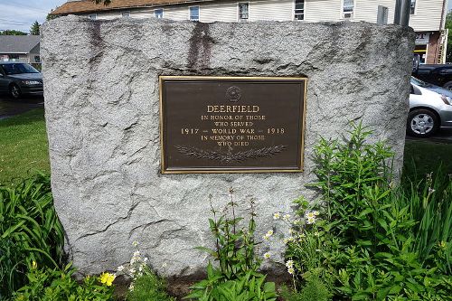 Monument Veteranen Eerste Wereldoorlog Deerfield #2