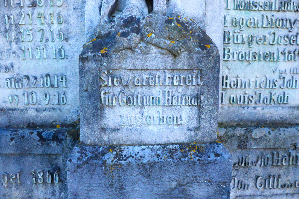 Oorlogsmonument Kerk Orsbeck #4