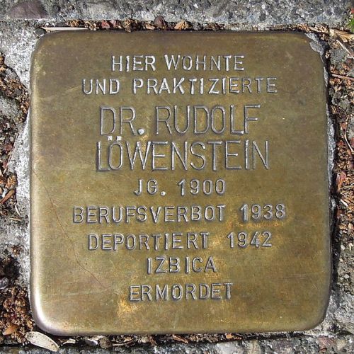 Stolperstein Hoher Weg 8