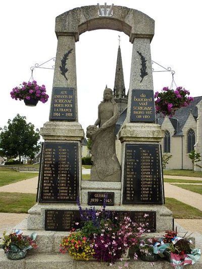 Oorlogsmonument Scrignac #1