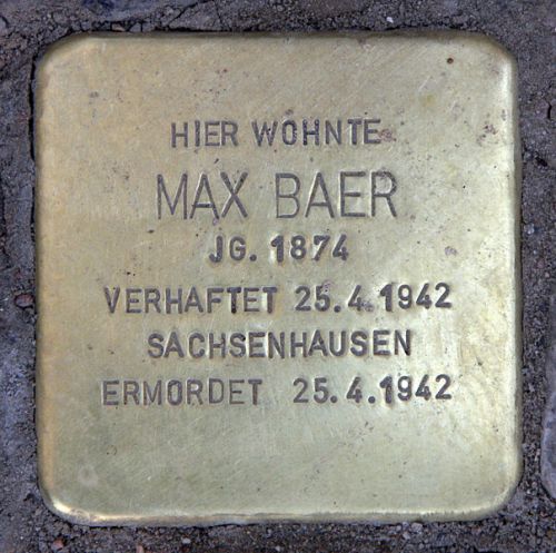 Stumbling Stones Nürnberger Straße 16