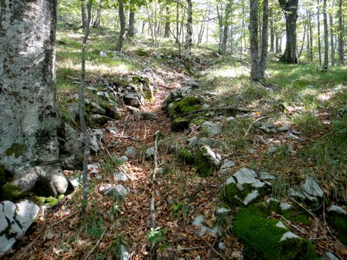 Alpenmuur - Loopgraaf Trstenik