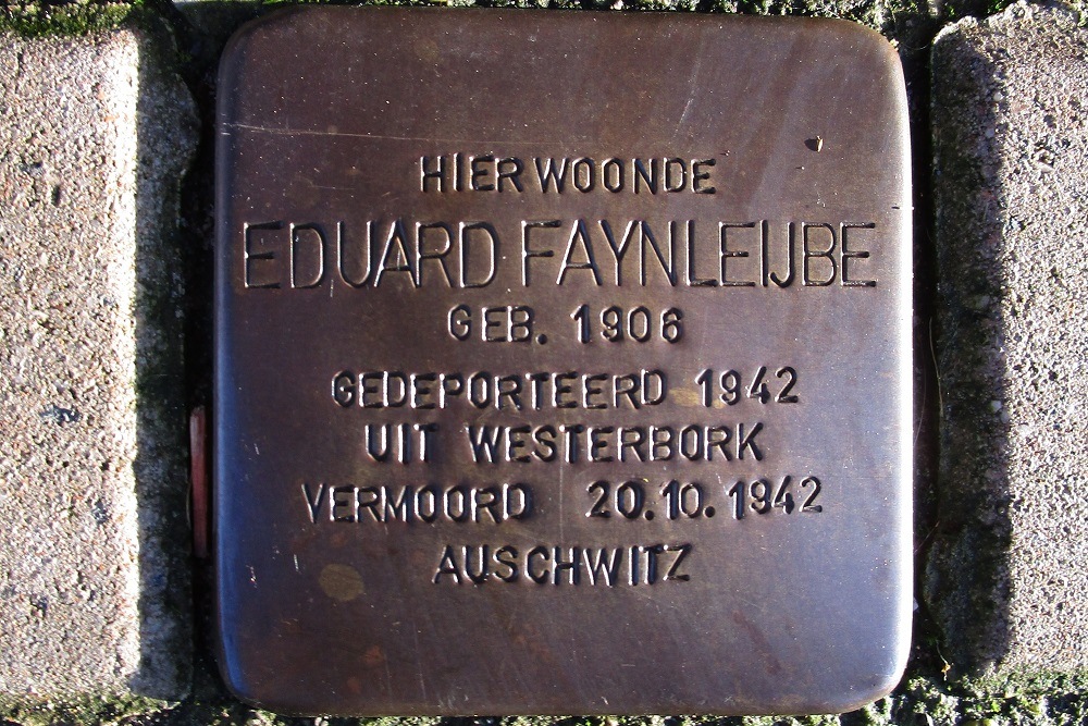 Stolperstein Pahudstraat 96 #2